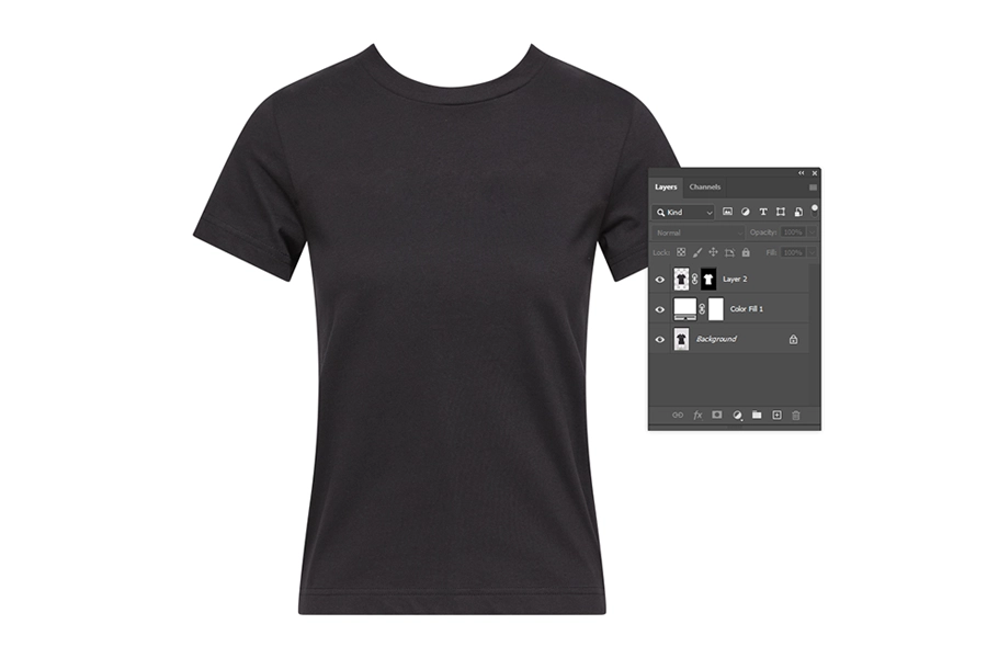 Apply a Layer Mask to Hide the Mannequin