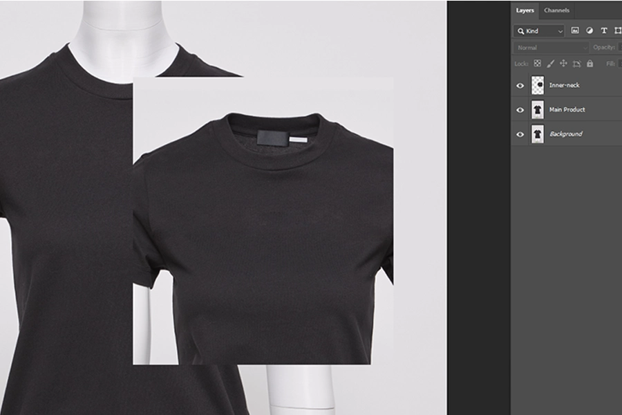 Organize Layer & Select the Main Product