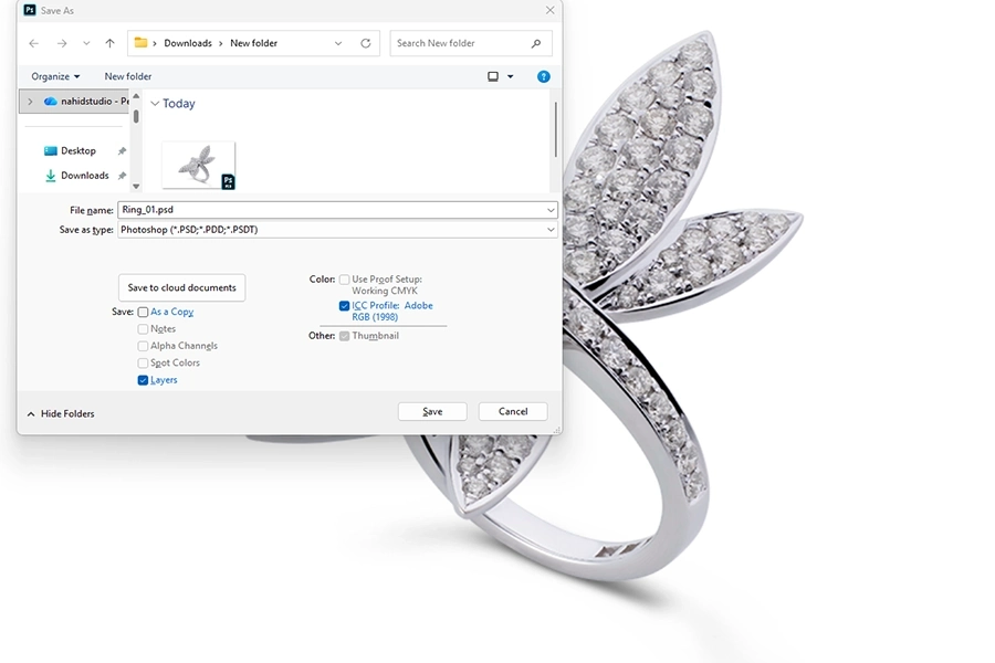 Save in the Right Format