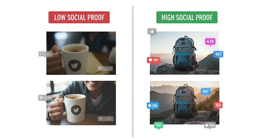 Product Images Influence Social Proof