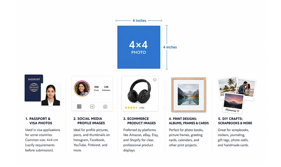 Common Uses of 4×4 Photos
