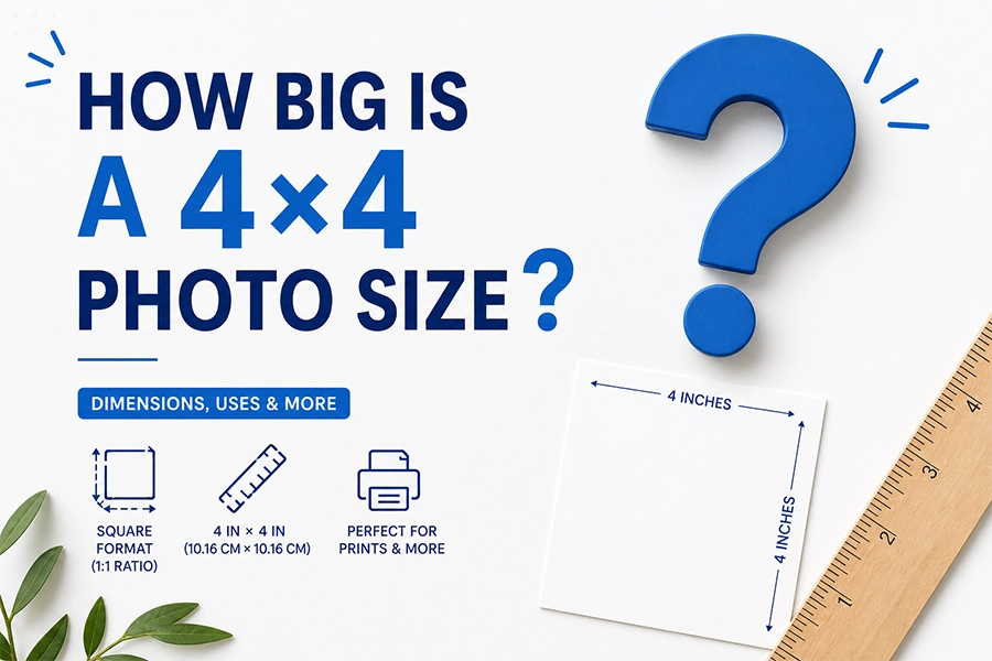 How Big Is a 4×4 Photo Size Dimensions, Uses & Real Uses